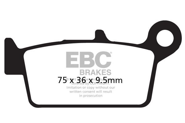 Honda NX 4 Falcon (2002-2005) Arka Sinter Fren Balatasi EBC FA131R