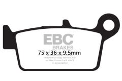 Honda NX 4 Falcon (2002-2005) Arka Sinter Fren Balatasi EBC FA131R
