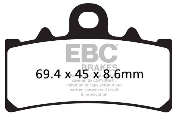 Voge SR 4 Maxi Ön Fren Balatası Organik