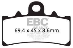 Voge SR 4 Maxi Ön Fren Balatası Organik