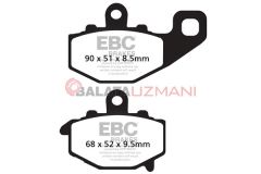 Kawasaki Z 1000  (ABS/310mm Contour Disk) (2014-2018) Organik Arka Fren Balatasi EBC FA192