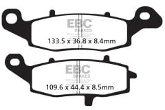Suzuki DL 650 XK7/XK8/XK9/XA0 V-Strom X (2007-2011) Ön Sol Organik Kevlar Fren Balatasi EBC FA229