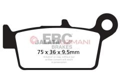 Honda NX 4 Falcon (2002-2005) Sinter Arka Fren Balatasi EBC FA131R