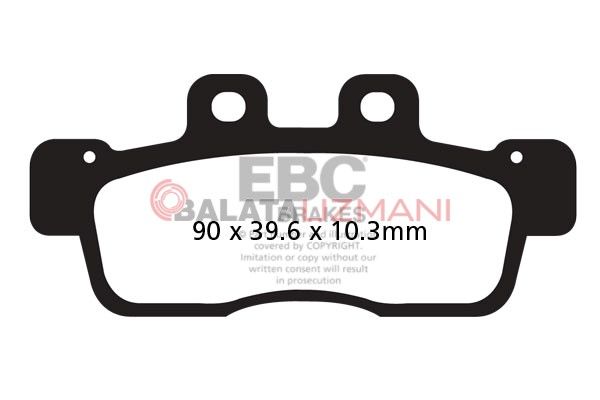 Yamaha GPD 125 A N-Max/2DS1 (2015-2018) Organik Ön Fren Balatasi EBC SFA694