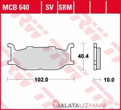 Yamaha XV 950 A,RA (2013-> --) Ön Organik Fren Balatasi TRW MCB640