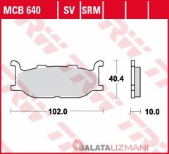 Yamaha XV 950 A,RA (2013-> --) Ön Sinter Fren Balatasi TRW MCB640SV