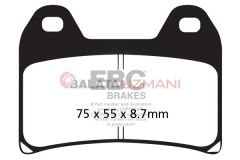 Ducati 1100 EVO Hypermotard (2010-2012) Organik Ön Fren Balatasi EBC FA244*