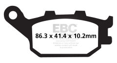 Honda VT 1100 C2 (W/X/Y/1/2/3/4/5) (1998-2005) Arka Yari Sinter Fren Balatasi EBC FA174V
