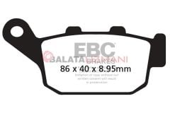 Honda CBR 250 RAB/RAC (ABS Model) (2011-2013) Yari Sinter Arka Fren Balatasi EBC FA496V