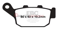 Honda NC 700 S (ABS siz) (2012-2013) Yari Sinter Arka Fren Balatasi EBC FA140V