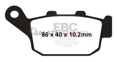 Kawasaki Z 750 R ABS (ZR 750 PBF/PCF) (2011-2012) Yari Sinter Arka Fren Balatasi EBC FA140V