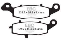Kawasaki ER-6F - ECF/EDS/EEF ( ABSsiz) (2012-2014) Ön Sag Organik Kevlar Fren Balatasi EBC FA231