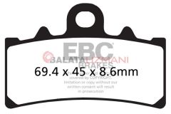 KTM RC 125 (2014-2018) Organik Ön Fren Balatasi EBC FA606