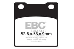 Suzuki GSX 600 FW/FX/FY/FK1/FK2 (1998-2002) Arka Organik Kevlar Fren Balatasi EBC FA063