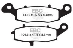 Kawasaki ER-6F ABSsiz / EX 650 A6F/A7F/A8F/C9F/CAF/CBF) (2006-2011) Ön Sag Organik Kevlar Fren Balatasi EBC FA231