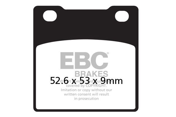 Suzuki GSX 750 FW/FX/FY/FK1/FK2 (1998-2002) Arka Organik Kevlar Fren Balatasi EBC FA063