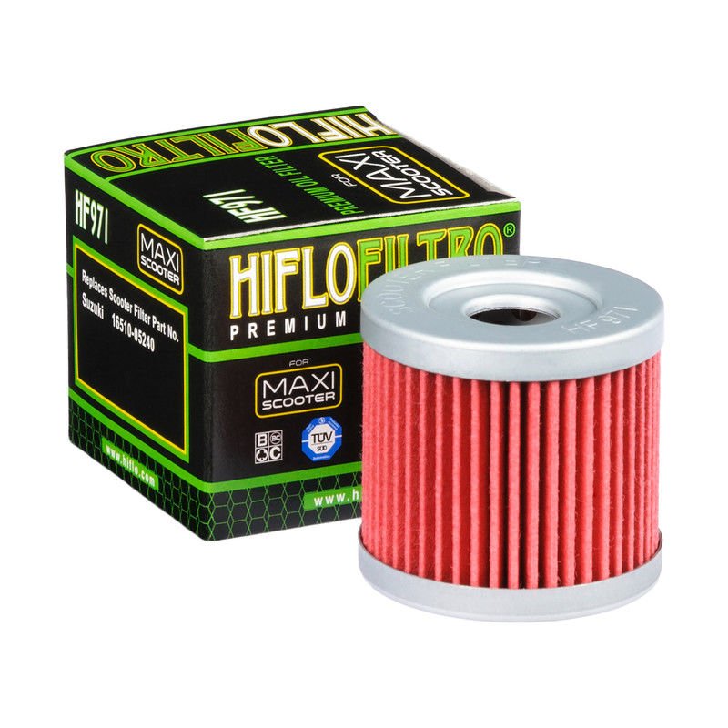 Suzuki UH200 K7,K8,K9,L0,L1,L2 Burgman (2007-2012) Hiflo Premium Kağıt Yağ Filtresi HF971