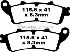 Honda GL 1800 A1/A2/A3/A4/A5 Goldwing (2001-2005) Sinter Ön Fren Balatasi EBC FA261HH*
