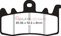 Ducati 1200 Multistrada ABS (Tek Pin Ön Kaliper) (2015-2018) Yari Sinter Ön Fren Balatasi EBC FA630V*