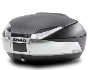 Shad SH48 Topcase Arka Çanta Titanyum Karbon + Sırt Dayama Pedi Hediyeli