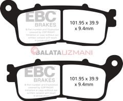 Yamaha YZF-R3 (321cc/ABS) (2015-2018) Yari Sinter Arka Fren Balatasi EBC FA662V