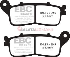 BMW K1300 R (Sabit Bobin) (2009-2012) Sinter Arka Fren Balatasi EBC FA671HH
