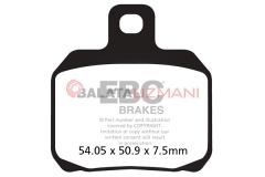 Ducati 1100 S Monster (ABS) (2009-2010) Organik Arka Fren Balatasi EBC FA266