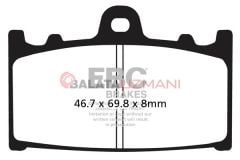 Suzuki GSF 1250 SAK7/SAK8/SAK9/SAZK9/SAL0/SAL1/SAL2/SAL4/SAL5/SAL6 (Faired Bandit - ABS Model - 4 Piston Kaliper) (2007-2016) Organik Ön Fren Balatasi EBC FA158*