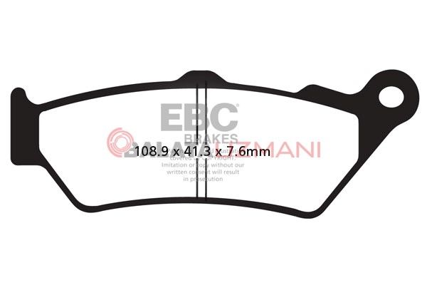 Honda NT 650 VW/VX/VY/V1 Deauville (1998-2001) Organik Ön Fren Balatasi EBC FA209/2*