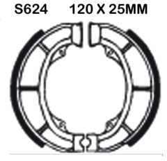 Suzuki UK 110 L5/L6/L7/L8 Address (2015-2018) Organik Arka Fren Balatasi EBC S624