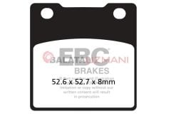 Kawasaki ZX 12 R (ZX 1200 B3/B4/B6F) (2004-2006) Organik Arka Fren Balatasi EBC FA161