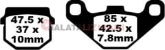 Suzuki AN 125 HKK5 (2006-2008) Sinter Ön Fren Balatasi EBC SFA083/2HH
