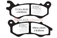 Yamaha GPD 125 A N-Max/2DS1 (2015-2018) Karbon Ön Fren Balatasi EBC SFAC694