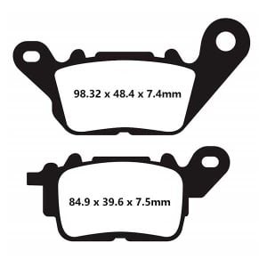 Yamaha N-Max 150 (2015-2017) Karbon Ön Fren Balatasi EBC SFAC694