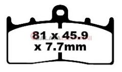 BMW K1200 R (K27/0378/Tokico Kaliper) (2005-20010) Sinter Ön Fren Balatasi EBC FA294HH*