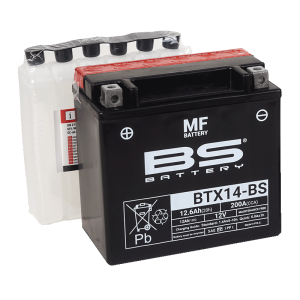 Honda VTX1300C, R, S, retro (2003->) 12V 12Ah BS BAKIMSIZ-MF AKÜ