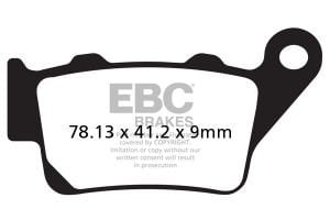 Cf Moto 250 NK  Sinter Arka Fren Balatasi Trw Lucas