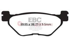 Yamaha XV 950 - XVS 950 (ABS siz/Standard Arka Amortisör) (2014) Organik Arka Fren Balatasi EBC FA319/2