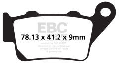 Bmw F800 S (Half fairing/loose bobin) (2006-2008) Arka Yari Sinter Fren Balatasi EBC FA213V