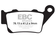 Bmw F800 ST (Full fairing/fixed bobin) (2008-2012) Arka Organik Kevlar Fren Balatasi EBC FA213