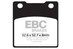 Kawasaki ZX 12 R (ZX 1200 A1/A2/B1/B2) (2000-2003) Arka Organik Kevlar Fren Balatasi EBC FA161