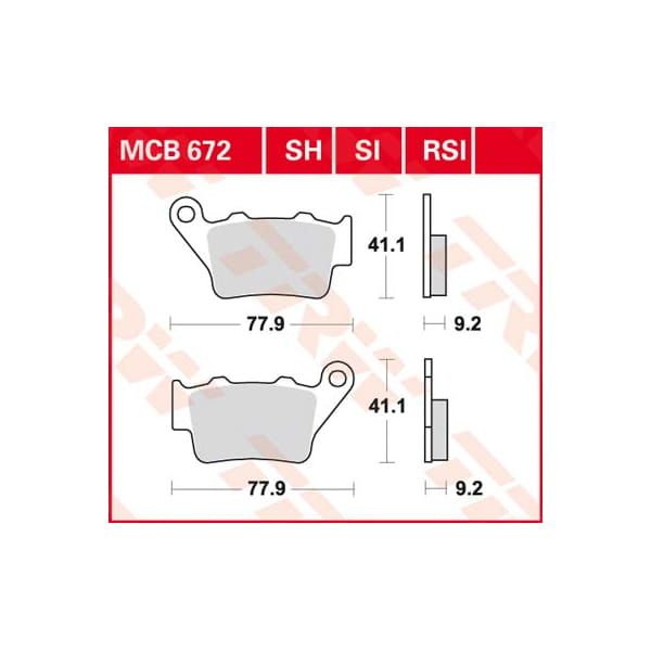 Royal Enfield Himalayan 411cc 2017 - 2020 Arka  Fren Balatası sinterli