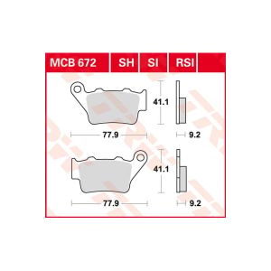 Royal Enfield Himalayan 411cc 2017 - 2020 Arka  Fren Balatası sinterli