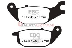 Honda CBR 125 R4/R5/RS5/RW5/RS6/RW6 (6 Civatali Ön Disk) (2004-2006) Organik Arka Fren Balatasi EBC FA343