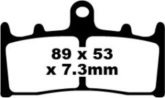 Kawasaki ZX 9 R (ZX 900 E1/E2) (2000-2001) Ön Sinter Fren Balatasi EBC FA188HH*