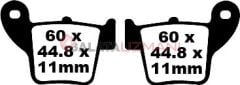 Honda CRF 250 R4/R5/R6/R7 (2004-2007) Sinter Arka Fren Balatasi EBC FA346R