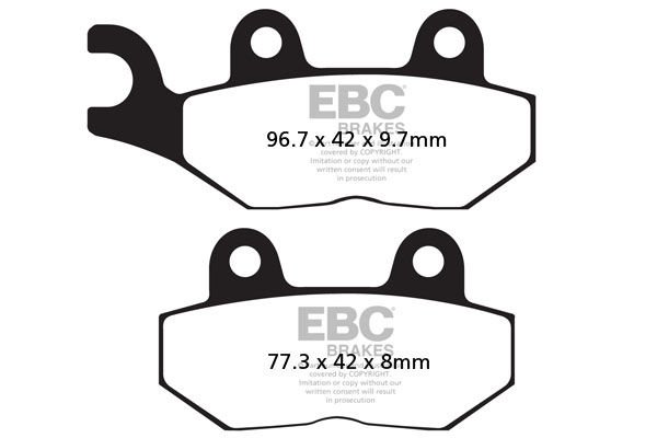 Triumph Tiger Explorer XC 1200 (2013-2014) Arka Organik Kevlar Fren Balatasi EBC FA214/2