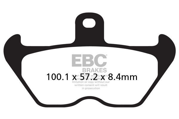 Bmw R1150 GS (R21/0415/0495) (1998-2001) Ön Organik Kevlar Fren Balatasi EBC FA407*