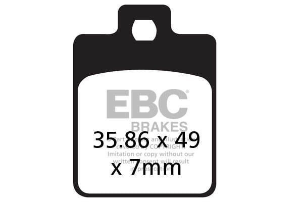 SYM JET İX 125 Arka  Fren Balatası organik ebc sfa260