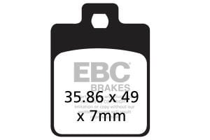 SYM JET İX 125 Arka  Fren Balatası organik ebc sfa260